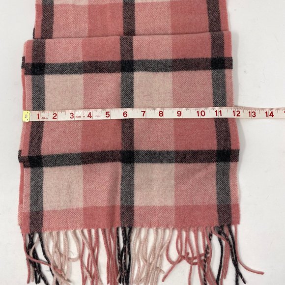 Phenix cashmere 100% Cashmere Plaid Scarf! - Picture 5 of 7
